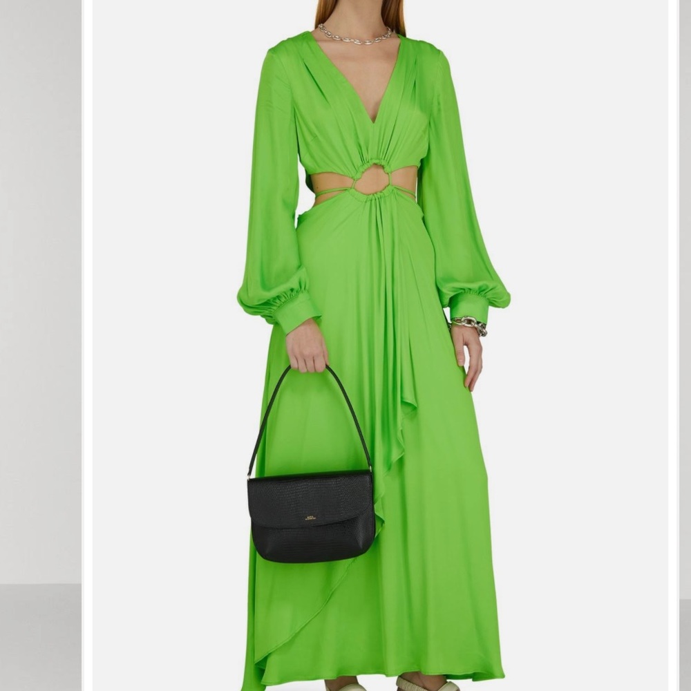 Farm Rio | 	
Farm Rio Lime Green Maxi Dress